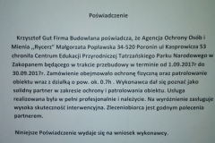 TPN-Tatrzanski-Park-Narodowy-Ochrona-Rycerz-poswiadczenie-referencje-zakopane-30